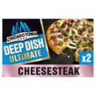 Chicago Town Deep Dish Ultimate Cheese Steak Mini Pizzas 2 x 160g