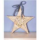 St Helens Natural Wicker Christmas Star Willow Decoration