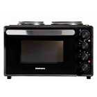 Daewoo SDA1609GE 3100W 32L Electric Oven With Hot Plates - Black