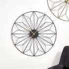 Black and Gold Geo Wall Clock