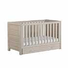 Luno Cot Bed With Drawer - Oak