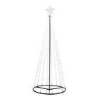 The Christmas Workshop 70629 6FT Outdoor Cone Tree With 573 Micro Bright White Lights