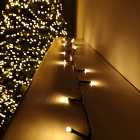 360 LED 28.7m Premier SupaBrights Indoor Outdoor Christmas Multi Function Mains Operated String Lights with Timer in Vintage Gold