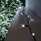 200 LED 20m Premier Christmas Indoor Outdoor Multi Function Battery Operated String Lights with Timer in Cool White