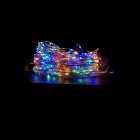 400 LED 20m Premier MicroBrights Indoor Outdoor Christmas Multi Function Mains Operated Lights with Timer Pin Wire Multicoloured