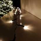380 LED 23m Premier Christmas Outdoor 8 Function Timer Lights in Warm White