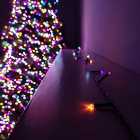 200 LED 20m Premier Christmas Indoor Outdoor Multi Function Battery Operated String Lights with Timer in Rainbow