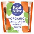 Real Olive Co. Organic Mixed Pitted Olives with Moroccan Flavours 150g