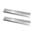 GoodHome Pequin Satin Nickel effect Kitchen cabinets Handle (L)25cm