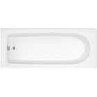 Round Single Ended Straight Shower Bath with Leg Set - 1700mm x 750mm (Taps, Panel and Waste Not Included) - Balterley