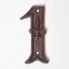 Homescapes Cast Iron House number, 1