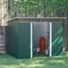 Outsunny Garden Shed Outdoor Storage Double Sliding Door Organizer