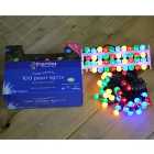 10m 100 LED Premier Multi Action Outdoor Pearl Christmas Lights Multi Coloured