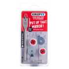 GRIPIT Grip it Red Mirror Picture Hanging Kit Plasterboard Wall 74kg Capacity
