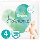 Pampers Harmonie Size 4 Essential Pack 28 per pack