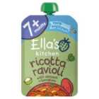 Ella's Kitchen Spinach and Ricotta Ravioli Baby Food Pouch 7+ Months 130g