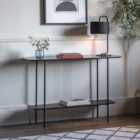 Fairfield Console Table, Marble Effect