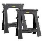 Stanley Folding Sawhorses - Twin Pack