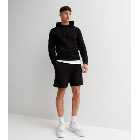 Black Relaxed Fit Jersey Shorts