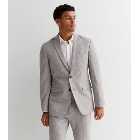 Pale Grey Slim Suit Jacket