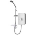 Triton Brushed steel effect Manual Electric Shower, 8.5kW