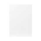 GoodHome Balsamita Matt white slab Drawerline Door & drawer, (W)500mm (H)715mm (T)16mm