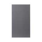 GoodHome Stevia Gloss anthracite slab Drawerline Cabinet door, (W)400mm (H)715mm (T)18mm