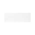 GoodHome Balsamita Matt white slab Drawerline Cabinet door, (W)1000mm (H)356mm (T)16mm