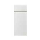 GoodHome Garcinia Gloss white integrated handle Drawerline Cabinet door, (W)300mm (H)715mm (T)19mm