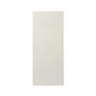 GoodHome Stevia Gloss cream slab Drawerline Cabinet door, (W)300mm (H)715mm (T)18mm