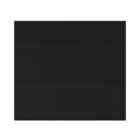 GoodHome Pasilla Matt carbon thin frame slab Drawer front (W)800mm, Pack of 3