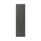 GoodHome Stevia & Garcinia Gloss anthracite slab Standard Appliance & larder End panel (H)2010mm (W)570mm, Pair