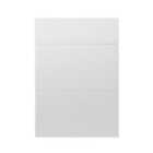 GoodHome Alisma High gloss white slab Drawer front (W)500mm, Pack of 3