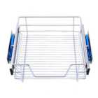 Livingandhome Metal Sliding Kitchen Cabinet Pull Out Wire Basket Cupboard Drawer Organizer W 500mm