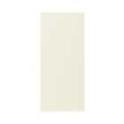 GoodHome Stevia Gloss cream slab Standard Wall End panel (H)720mm (W)320mm