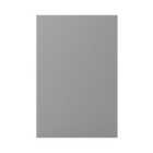 GoodHome Alisma High gloss grey slab Standard Clad on base panel (H)900mm (W)610mm