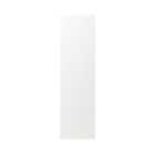 GoodHome Alisma High gloss white slab Standard End panel (H)2010mm (W)570mm, Pair