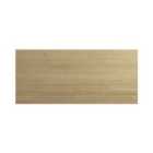 GoodHome Alpinia Oak effect shaker Standard Breakfast bar back panel (H)890mm (W)2000mm