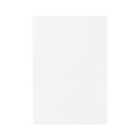 GoodHome Alisma High gloss white slab Standard End panel (H)870mm (W)590mm
