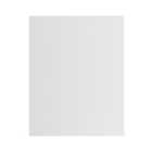 GoodHome Garcinia Gloss light grey slab End panel (H)720mm (W)570mm