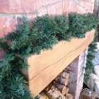 270cm (9ft) x 25cm Plain Green Imperial Pine Christmas Garland Decoration