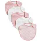 M&S 5 Pack Bibs, One Size, Pink Mix 5 per pack
