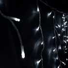 300 LED 7.5m Premier Christmas Outdoor 8 Function Icicle Lights in Cool White