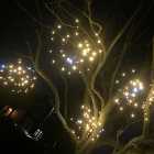 Set Of 4 45cm Premier ShimmerBrights LED Sparkle Twinkling Balls Mixed White