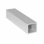 Anodized Aluminum Square Tube Circular Pipe Rod Pipe Rail - Size 1000x25x25x1.5mm - Pack of 10