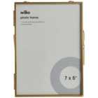 Wilko Gold Photo Frame with Stand 7 x 5inch