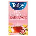 Tetley Super Fruit Herbal Radiance Honeybush & Orange 18 Per Pack 32.4g