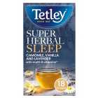 Tetley Super Herbal Sleep Camomile & Vanilla 18 Per Pack 27g