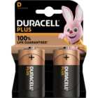 Duracell Plus Battery D 2 Pack