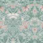 Holden Decor Vintage Floral Soft Teal Wallpaper